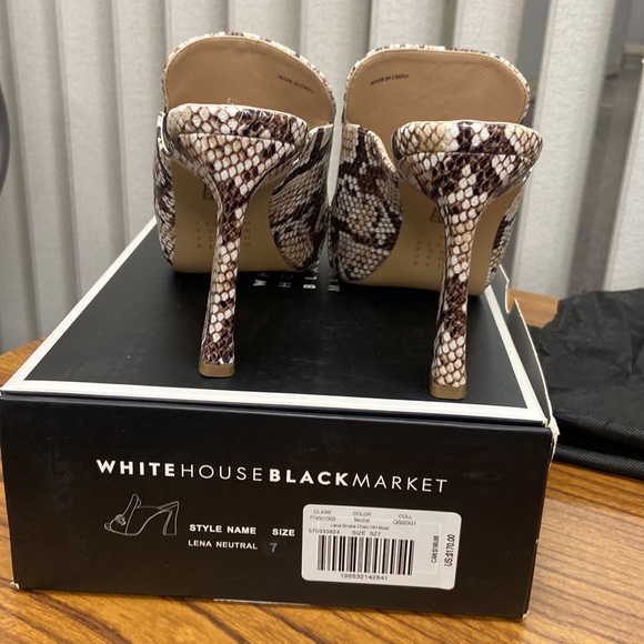 Python High-Heel Mule - Picture 4 of 4